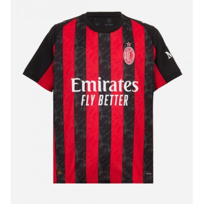 AC Milan Hjemmebanetrøje 2025-26 Kortærmet AC Milan Hjemmebanetrøje 2025-26 Kortærmet